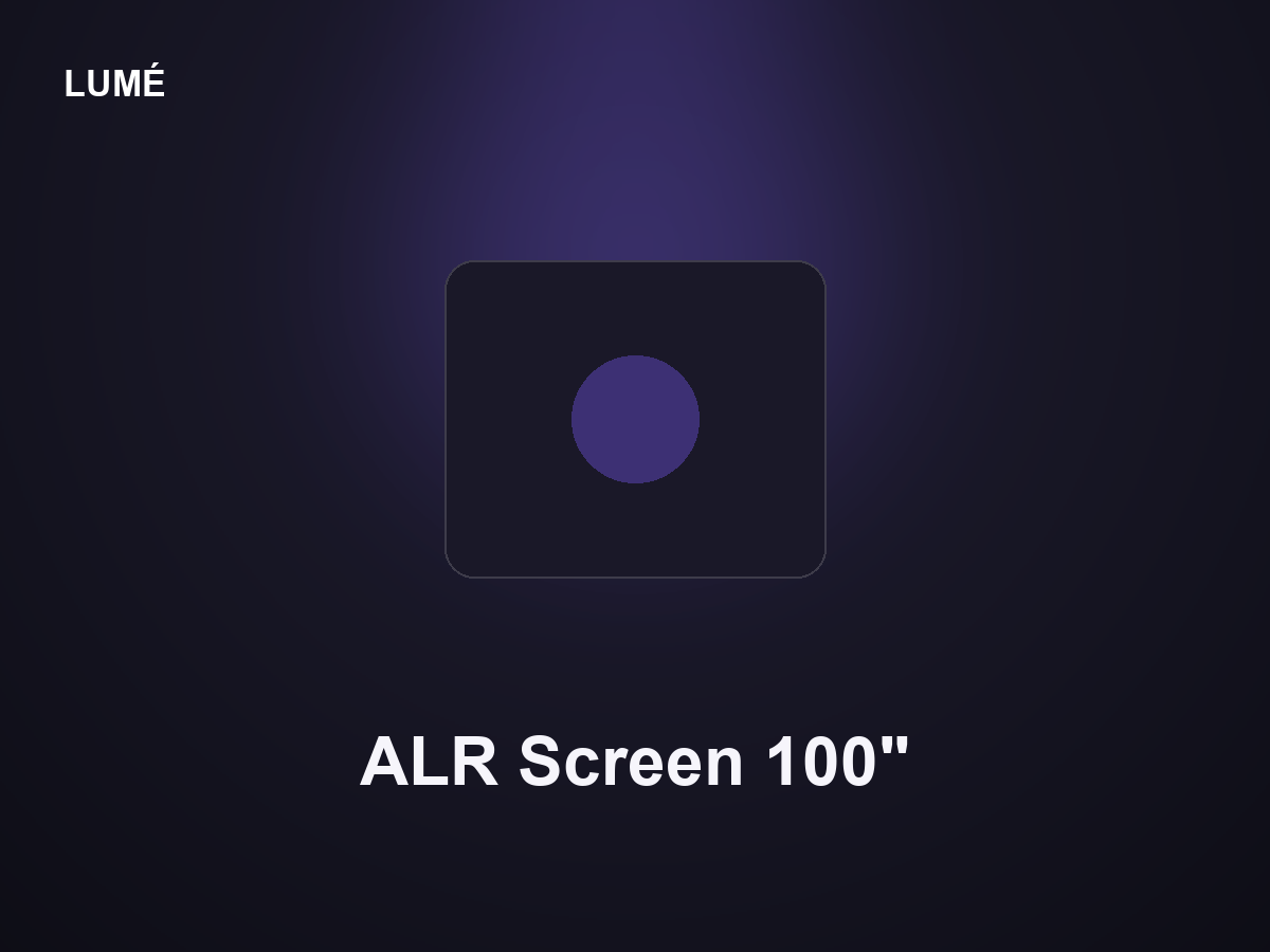 ALR 100インチ 固定スクリーン